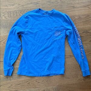 Vineyard Vines Blue Long Sleeve Men's Shirt XS